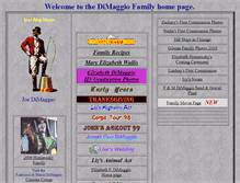 Tablet Screenshot of dimaggiofamily.com